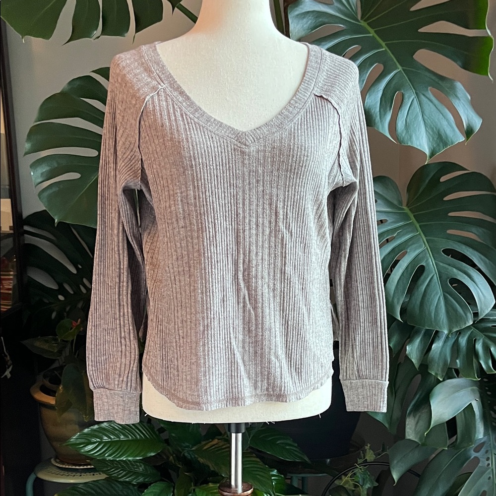 Lucky Brand Heathered Knit Top
